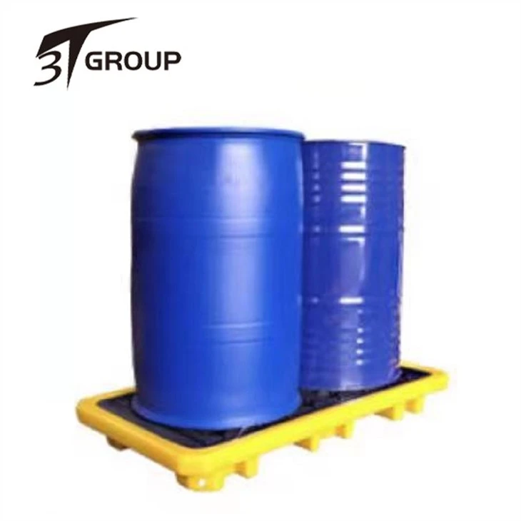 China 2-drum oil plastic spill containment pallet