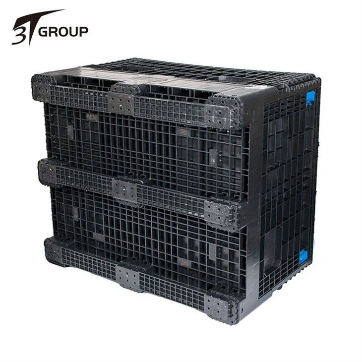 Auto Parts Large Collapsible Plastic Pallet Box factory