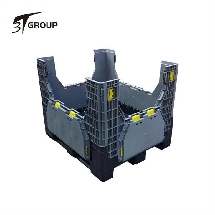 Heavy Duty Hdpe Folding Plastic Pallet Box for Turnaround factory
