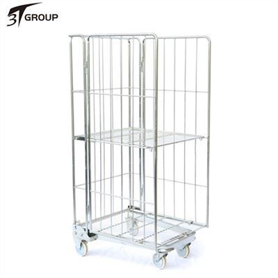 Cușcă de securitate cu rulare din metal pentru depozit